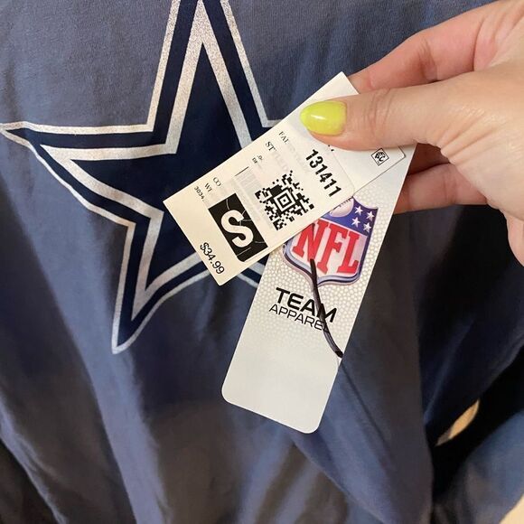 NFL Men’s Dallas Cowboys Hooded long sleeve top medium - Picture 6 of 9